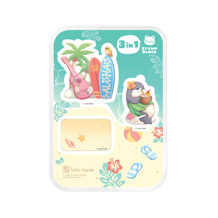 LOKAMADE Stamp Block STB10 Tropical Tails Default Title