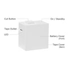 KING JIM Tepra Lite Label Printer LR30GS White Default Title