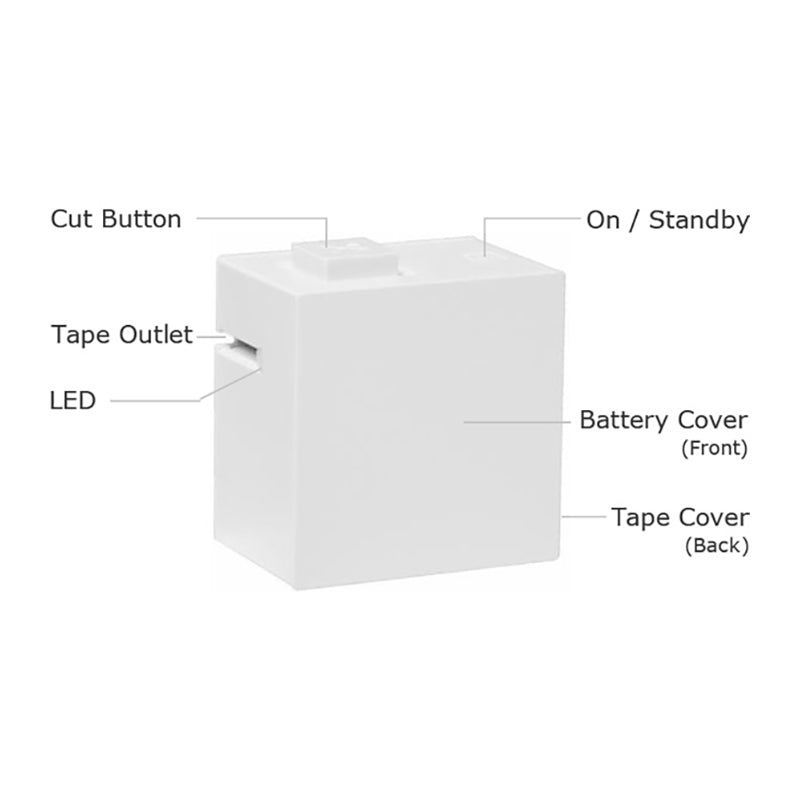 KING JIM Tepra Lite Label Printer LR30GS White Default Title