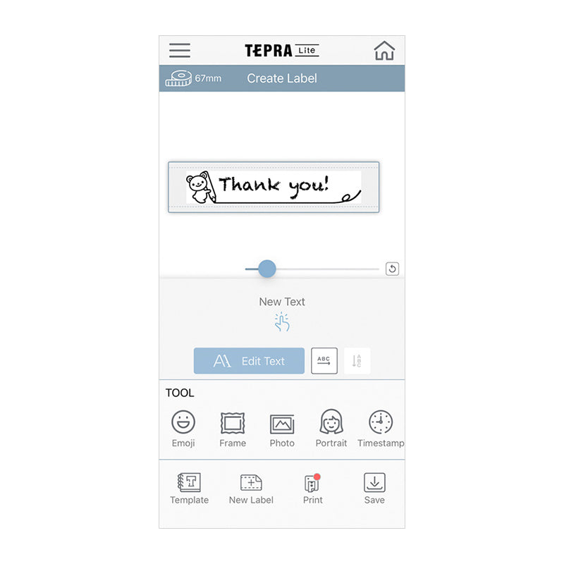 KING JIM Tepra Lite Label Printer LR30GS White Default Title