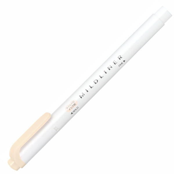 ZEBRA Mildliner Highlighter WKT7 Mild Cream