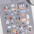 SUATELIER Stickers No.1132 Rainy Day