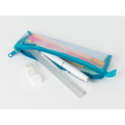 MIDORI Mesh Mini Pen Pouch Blue