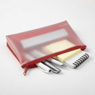 MIDORI Clear Soft Pouch Red
