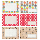 MIDORI Letterpress Letter Set 763 Envelopes Red
