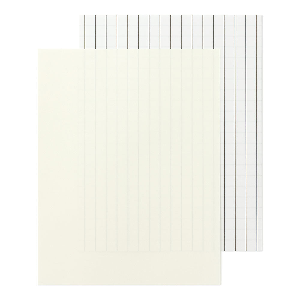 MIDORI Letterpress Letter Set 420 Colorful