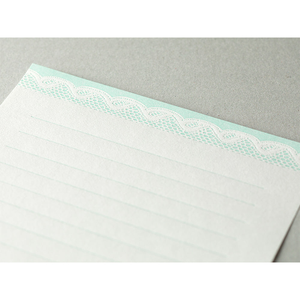MIDORI Letterpress Letter Set 459 Race Blue