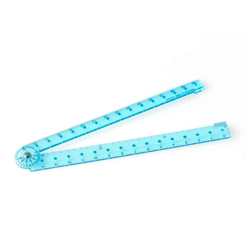 MIDORI Multi Ruler 30cm Blue