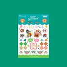 LOKAMADE Raya Sticker Sheet Raya Bersameow(Blue) 1224712