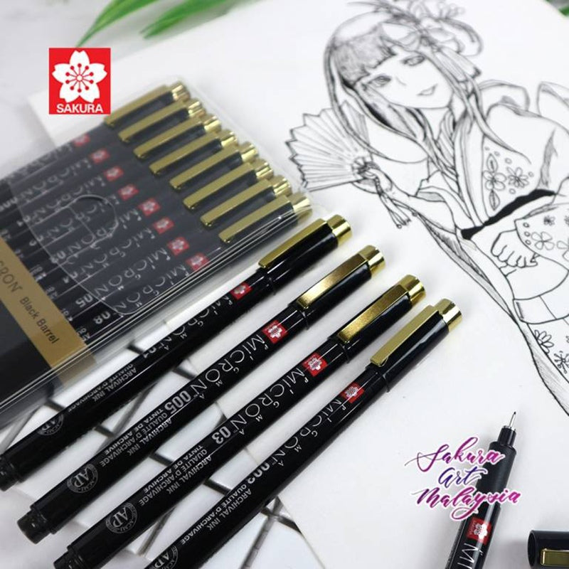 SAKURA Pigma Micron  100th Anniversary LE 8pc Set
