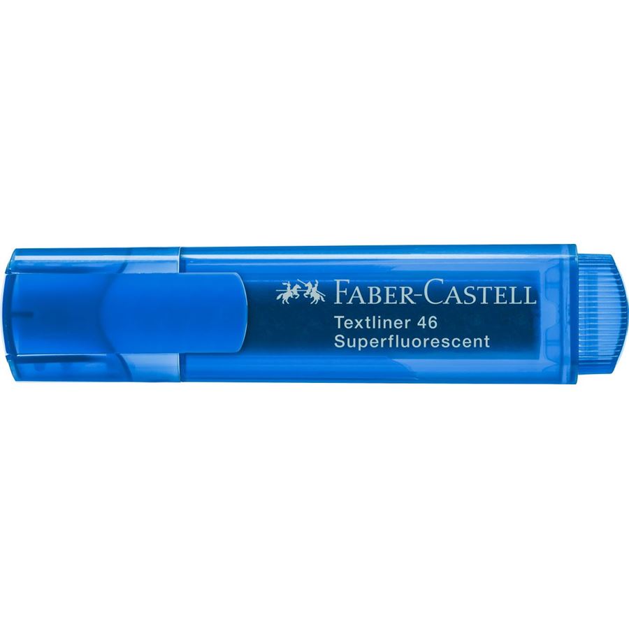 FABER-CASTELL Textliner 46 Super Flourescent 154652 Blue 1s Default Title