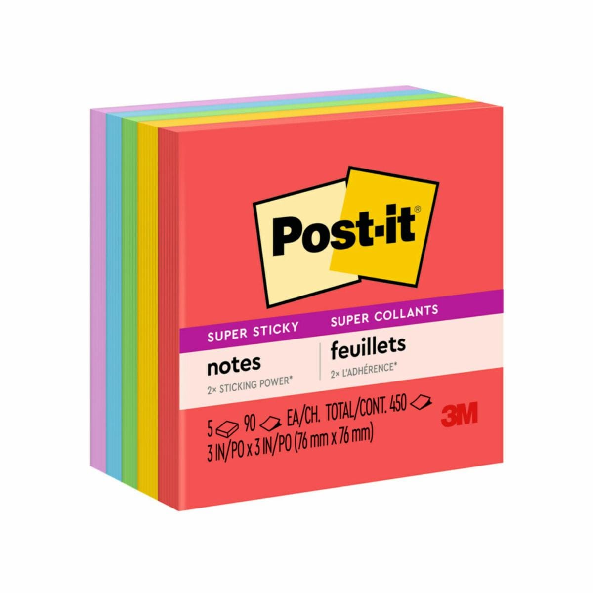 3M Post-it Super Sticky Cube 654 3x3in Marrakesh Default Title