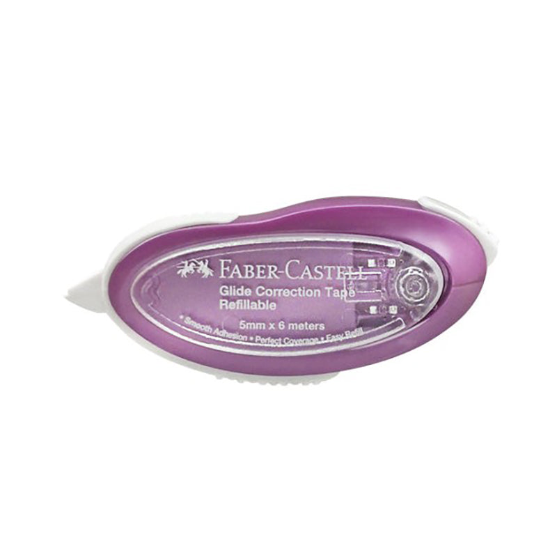 FABER-CASTELL Glide Correction Tape 169110 M.Purple+2 Refills Default Title