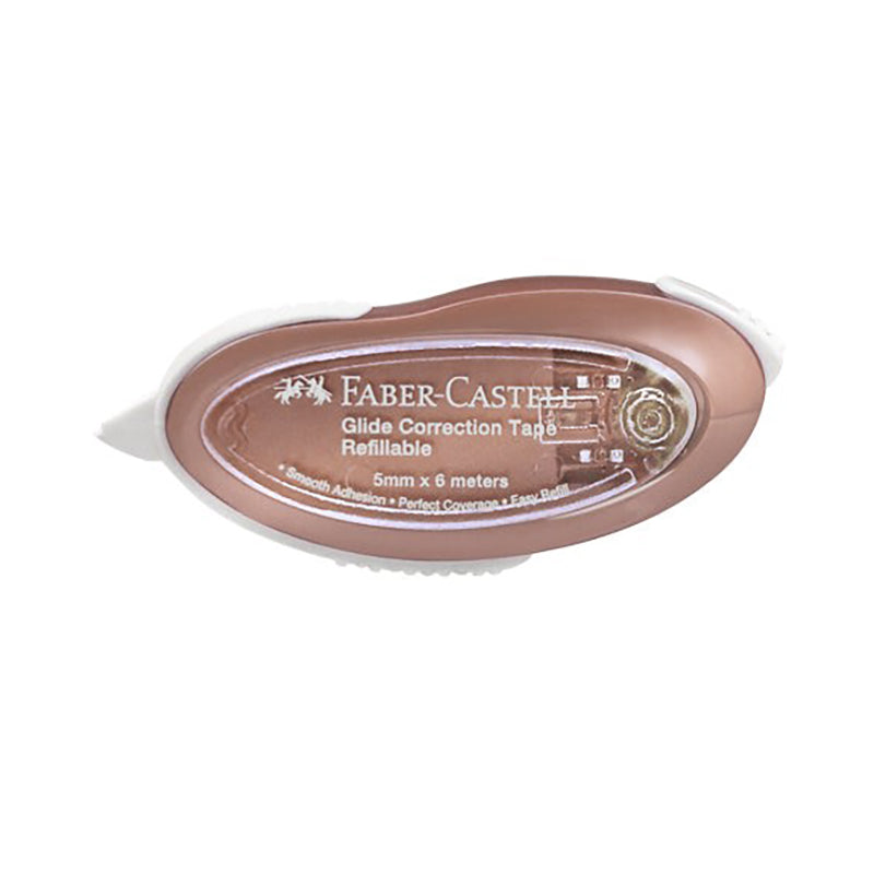 FABER-CASTELL Glide Correction Tape 169110 M.Bronze+2 Refills Default Title