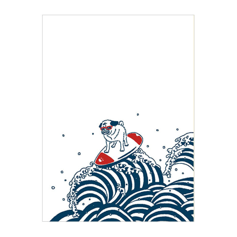 TEGAMI Letterpress Card Pug Default Title