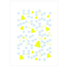 TEGAMI Letterpress Card Snow And Bell
