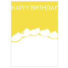 TEGAMI Card Birthday Candle Yellow