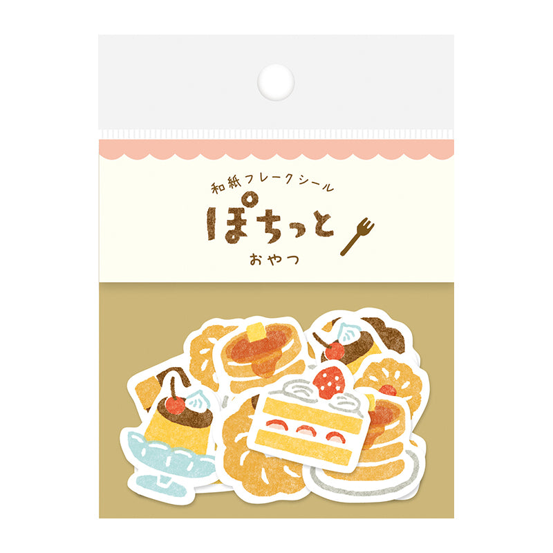 FURUKAWASHIKO Washi Flake Sticker QSA28 Dessert Default Title