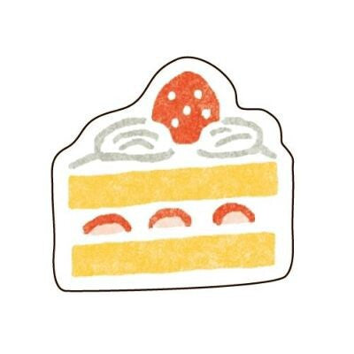 FURUKAWASHIKO Washi Flake Sticker QSA28 Dessert Default Title