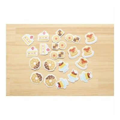 FURUKAWASHIKO Washi Flake Sticker QSA28 Dessert Default Title