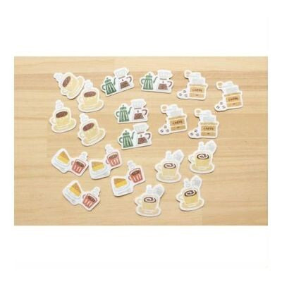 FURUKAWASHIKO Washi Flake Sticker QSA27 Coffee Default Title