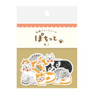 FURUKAWASHIKO Washi Flake Sticker QSA23 Neko Default Title