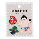 MARK'S Embroidery Sticker Sumo Wrestler Default Title