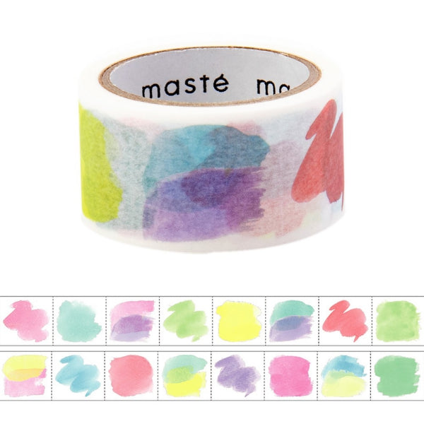 maste Pre-cut Masking Tape Watercolour 20mmx2