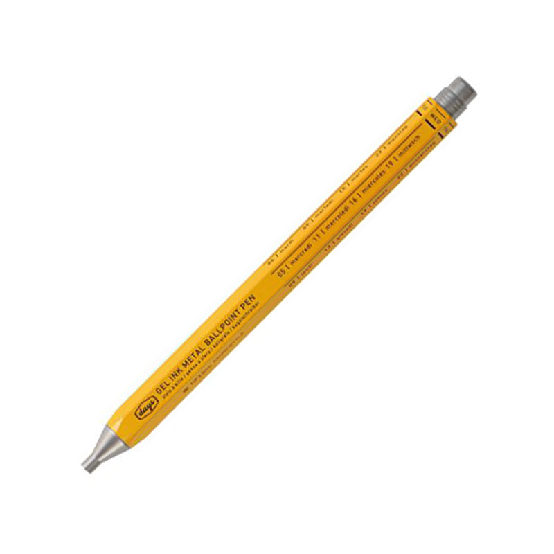 MARK'Style Days Gel Metal Ball Pen 0.5mm Yellow