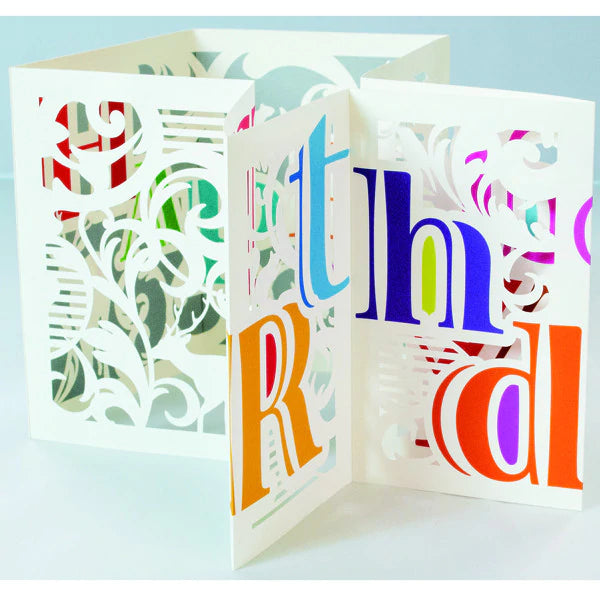 TEGAMI Pop Up Card Birthday Botanical Garden