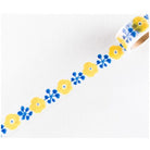 PAPIER PLATZ x kurogoma 37-834 Yellow Flower 20mm