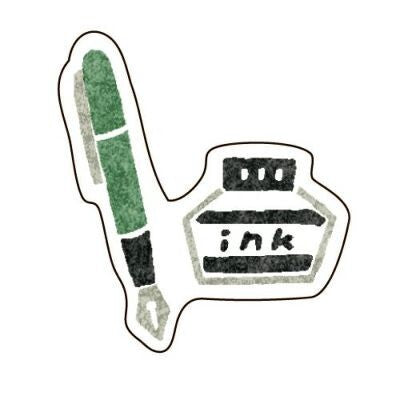 FURUKAWASHIKO Washi Flake Sticker QSA26 Stationery