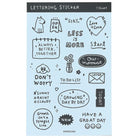 PAPERIAN Lettering Sticker B Blue