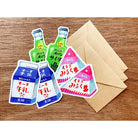 FURUKAWASHIKO  Letter Set Die Cut LT398 Drinks
