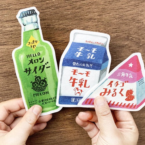 FURUKAWASHIKO  Letter Set Die Cut LT398 Drinks