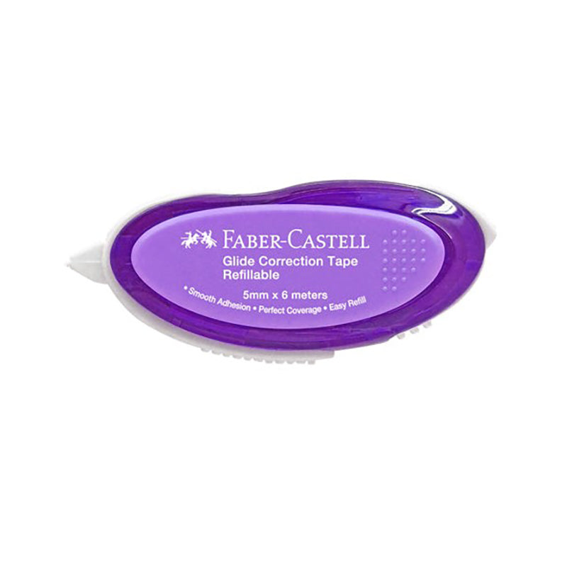FABER-CASTELL Glide Correction Tape 169111 VP Purple+6 Refill Default Title