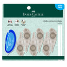 FABER-CASTELL Glide Correction Tape 169111 VP Purple+6 Refill Default Title