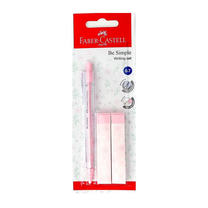 FABER-CASTELL Be Simple 134216 Writing Set 0.7mm Pastel Pink Default Title