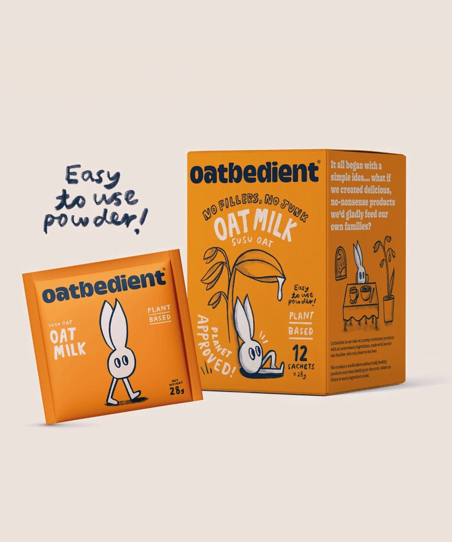 OATBEDIENT Oat Milk 12x28g