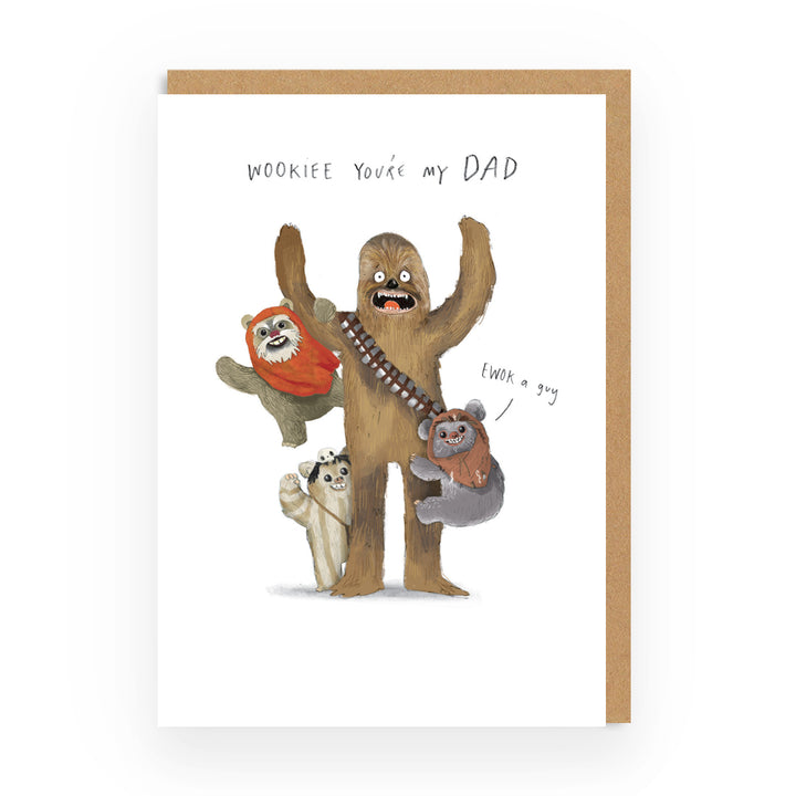OHH DEER Card Hairy Father's Day