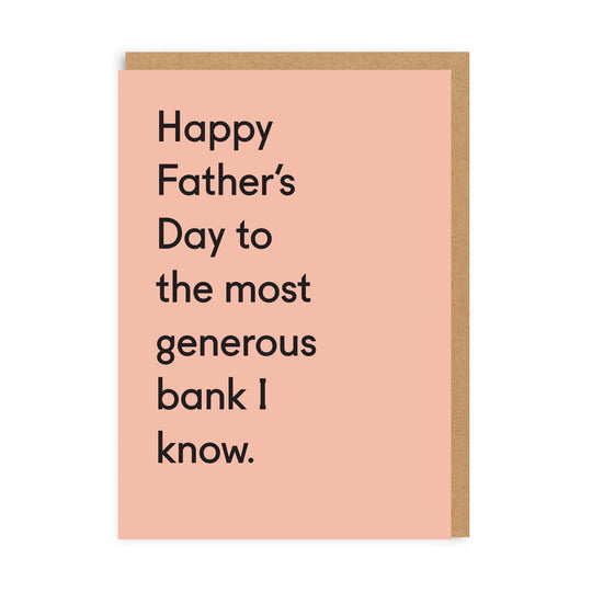 OHH DEER Card Generous Bank