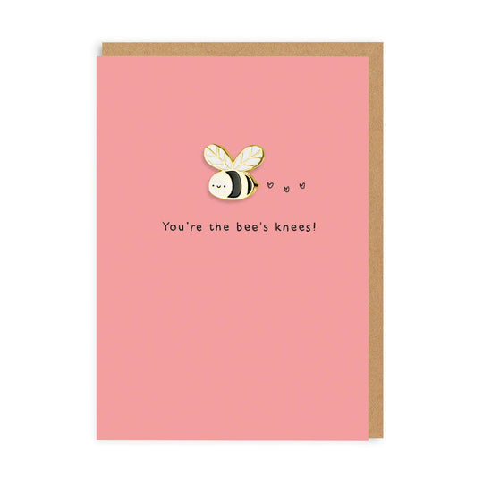OHH DEER Enamel Pin Card Bees Knees