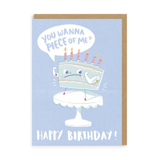 OHH DEER Card You Wanna Piece Of Me?