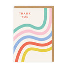 OHH DEER Card Thank You Stripes