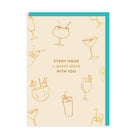 OHH DEER Card Every Hour Is Happy Hour
