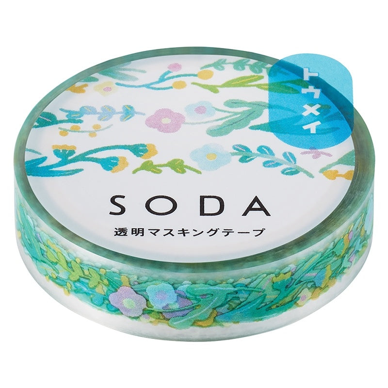 KING JIM SODA Trans. Masking Tape 10mm Garden Default Title