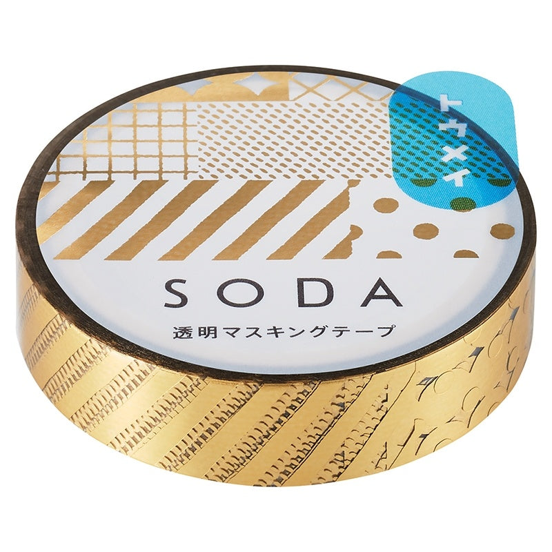 KING JIM SODA Trans. Masking Tape 10mm Mix Default Title