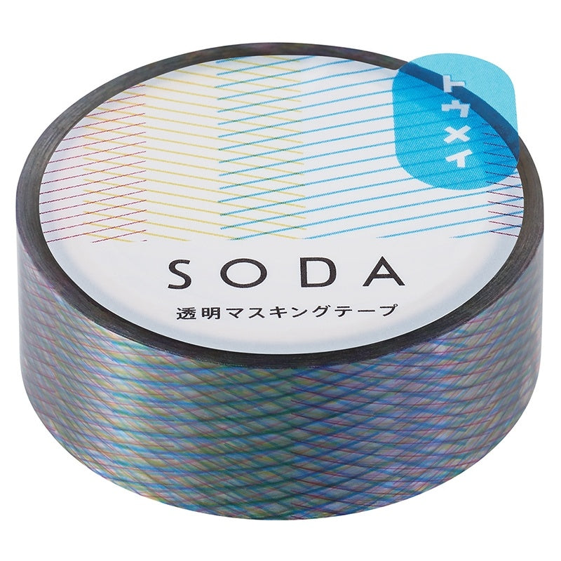 KING JIM SODA Trans. Masking Tape 15mm Prism Default Title