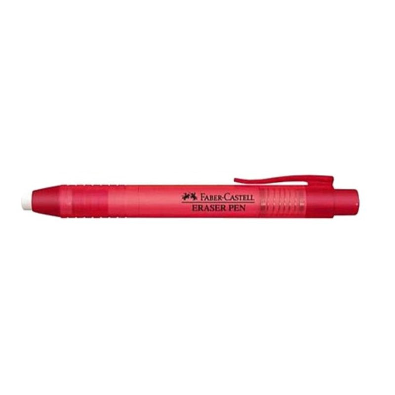 FABER-CASTELL Eraser Pen Holder w/Free Refill 185920 Red Default Title