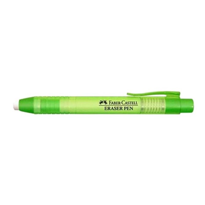 FABER-CASTELL Eraser Pen Holder w/Free Refill 185920 Green Default Title